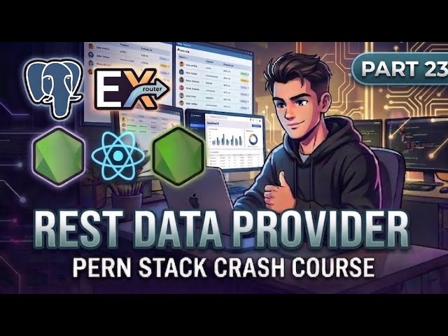 REST Data Provider | Part 23 | PERN Stack University Dashboard Tutorial | Crash Course @cracktrifac
