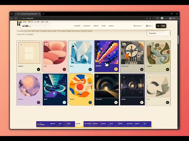 WOW... this is incredible for UI sound effects. 😲