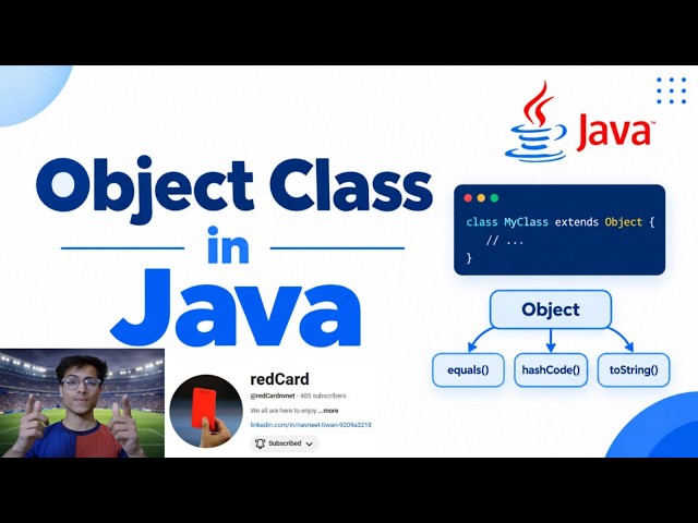 Object class in java