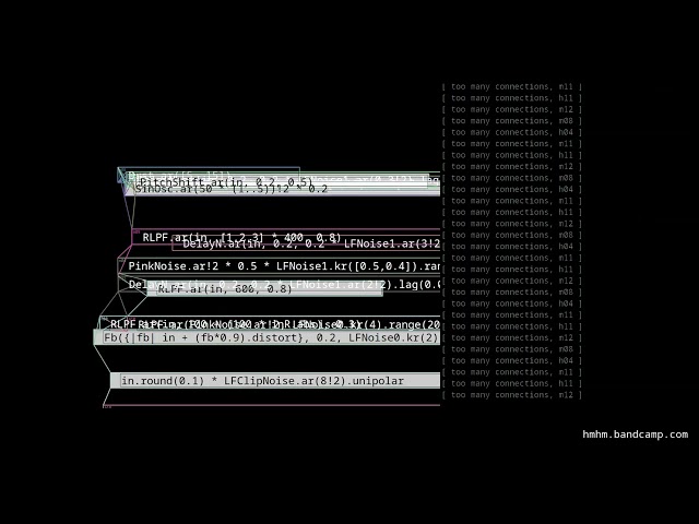 SuperCollider 3.14 Release Party: 13:40 - hmhm - Paternoster