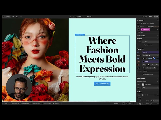 03-06 Building styling the hero section using Flex