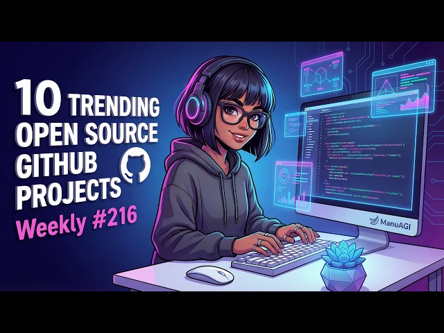 Top New Open-Source GitHub Projects This Week: AI, Mobile Agents & Dev Workflows #216
