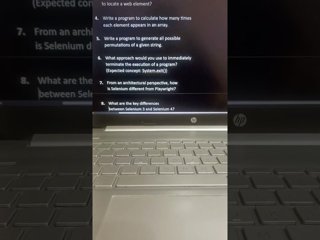 HCL Interview Questions For SDET/QA Automation(2 - 4 Years Experience) | Dec 2025