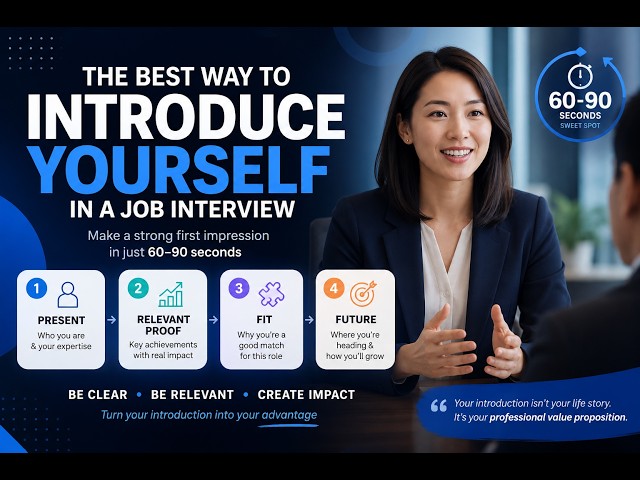 The Best Way to Introduce Yourself in a Job Interview