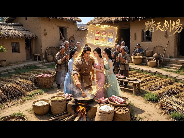 A poor man marries three refugees, An affection system fills his ruined home with food and weapons!