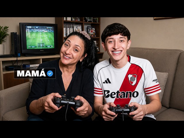I PLAYED A PES 6 WORLD CUP WITH MY MOM