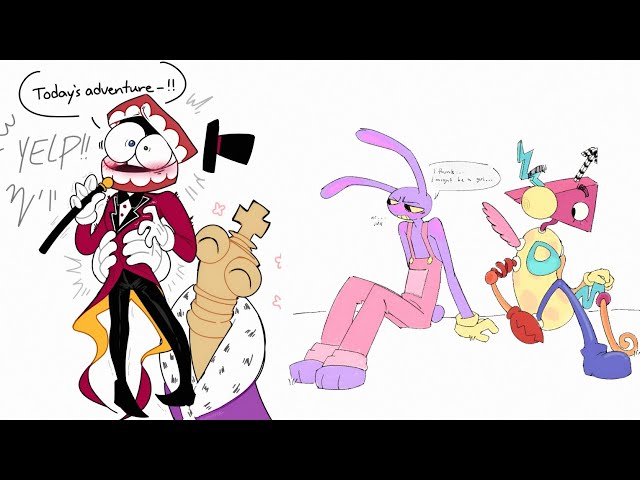 Caine x Kinger!😳❤️The Amazing Digital Circus Comic Dub Compilations