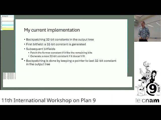 Jonas Amoson - Static Initialization of Bitfields in the Plan 9 C Compilers