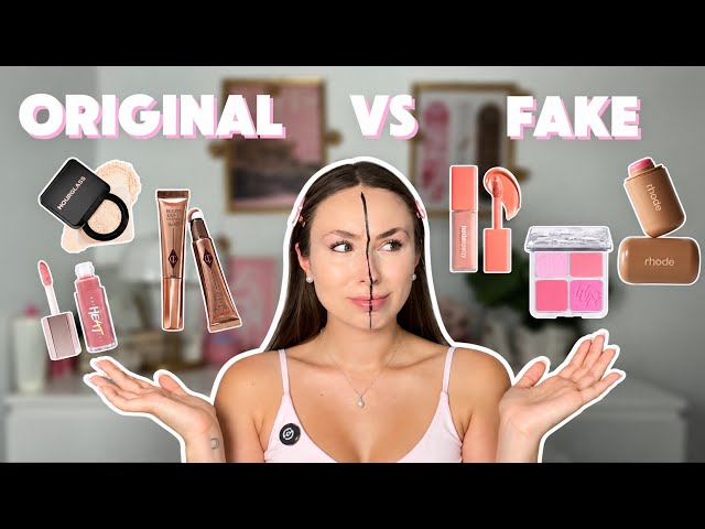 Testing FAKE VS ORIGINAL makeup