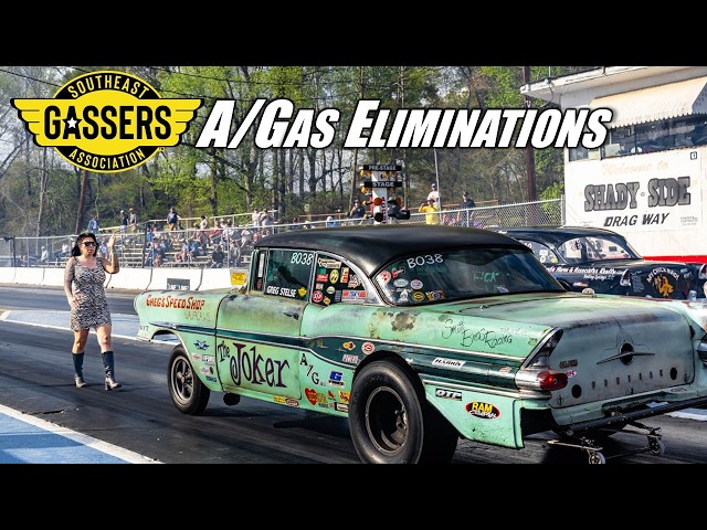 Southeast Gassers Association 2025 | A/Gas Eliminations Recap | Shadyside Dragway | Drag Racing