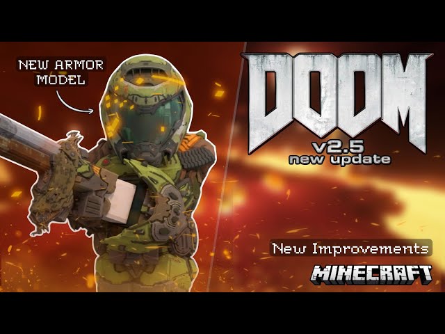 DOOM Fate's Log Addon v2.5 New UPDATE! Improvements | Minecraft Bedrock and Pocket Edition