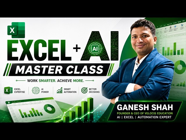 Advanced Excel with AI 🚀 | Complete Excel Mastery | Training by Velocis Education