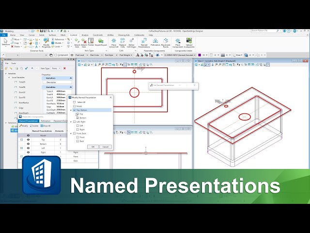 Creating a Parametric Cell - Named Presentations