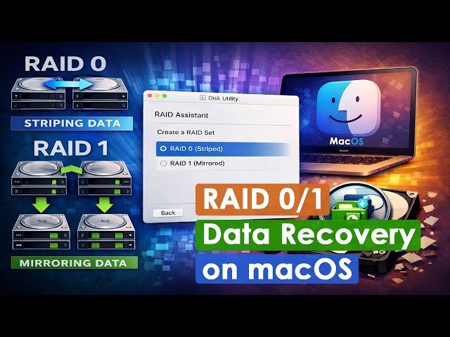 How to Recover Data from RAID 0/1 Created with Disk Utility – RAID Assistant on macOS