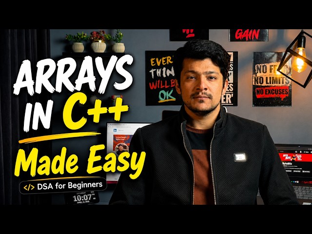 Array in C++ Explained From Zero | DSA Tutorial for Beginners