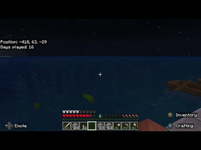 Minecraft building a dock for the boats