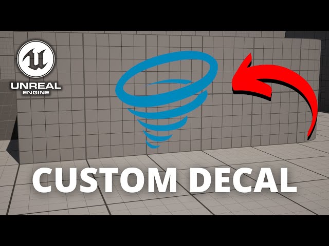 How to Make a Custom Decal With a Texture in Unreal Engine 5