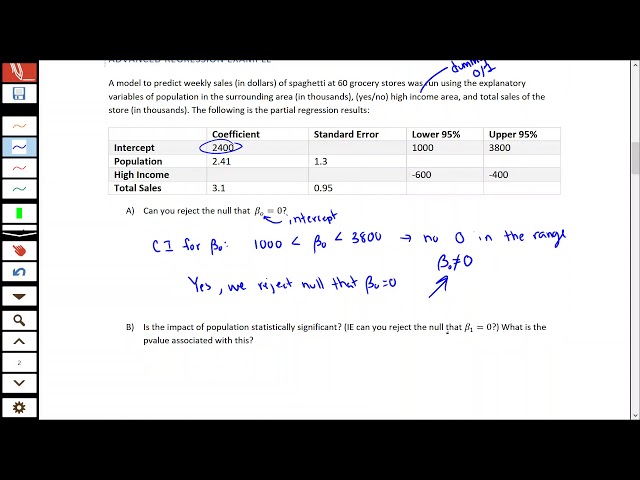 Advanced Regression Analysis