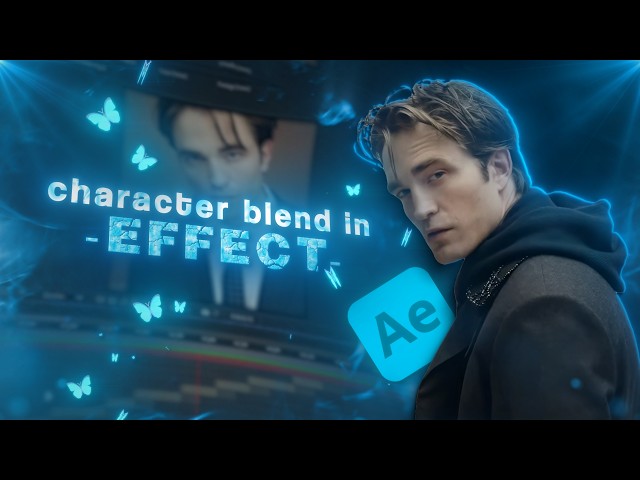 Character BLEND IN Effect (from Pattinson edit) | After Effects Tutorial