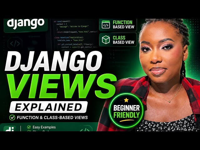      Django views.py Tutorial | Build Backend Logic Easily (MVT Explained)