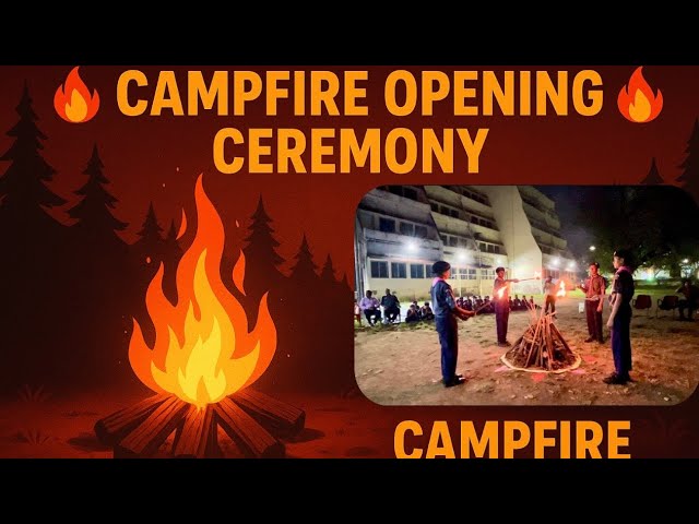 🔥CAMPFIRE OPENING CEREMONY🔥|CAMPFIRE OPENING SONG| #scouting #bsgindia #worldscouting #librarypoint