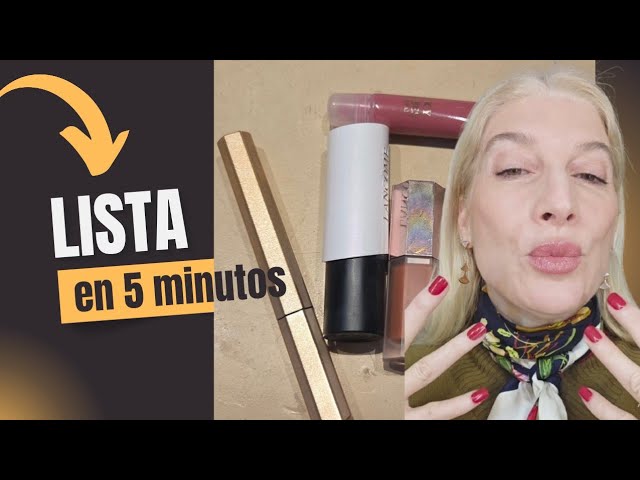 ¿5 MINUTOS Y LISTA? ✨ Makeup completo SOLO con Lancôme