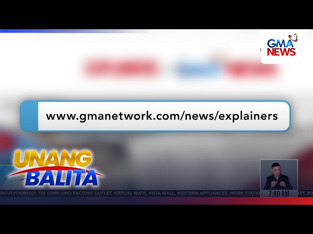 Explainers by GMA News | Unang Balita