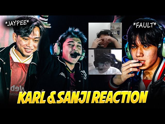 Karl and Sanji's HILARIOUS Reaction to BTR's PERFORMANCE against ALTER EGO (with English Subtitles)