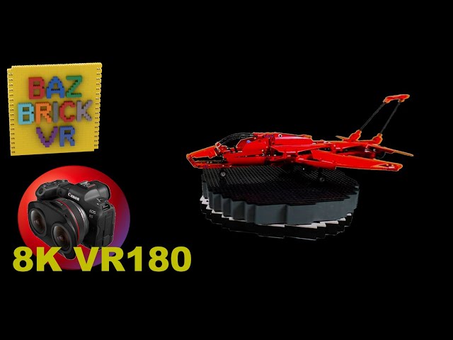 Lego Review 9394 Jet Plane BazBrickVR S01E46 VR180 3D 8K/4K