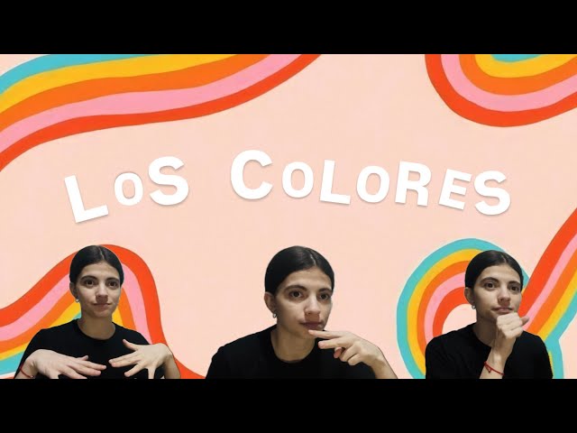 Los Colores LSA (Lengua de Señas Argentina) 🖤🧡💜💚🩵💙🤍🩷💛🤎🩶