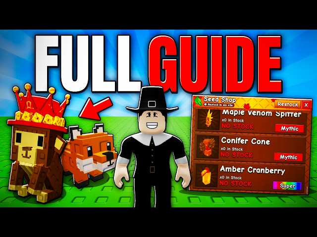FULL GUIDE To The NEW FALL HARVEST UPDATE In Grow a Garden 2! (Roblox)