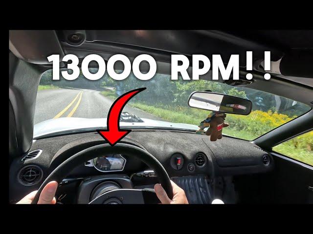 Motorcycle swapped Miata INSANE POV driving