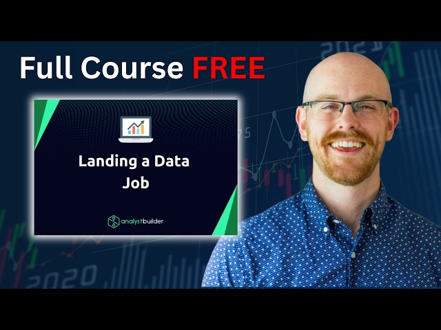 Landing a Data Job Course | Full FREE Course