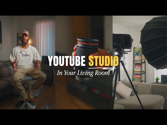 How to Turn Your Living Room Into a YouTube Studio (My Exact Setup)