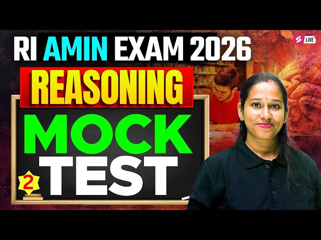 RI ARI AMIN ICDS 2026 | REASONING MOCK | MOCK TEST -1 By Susmita Ma'am