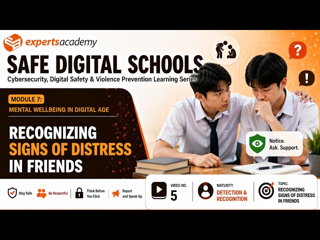 🧠 Mental Wellbeing: : Recognizing Sign of Distress in Friends - Lesson 5