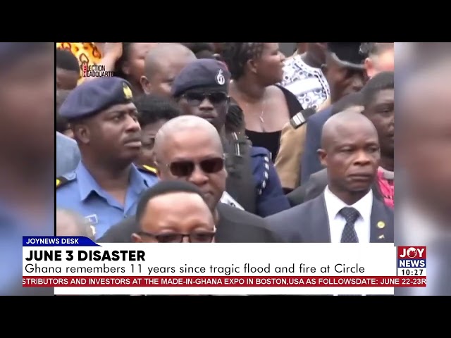 June 3 disaster: Ghana remembers 11 years since tragic flood and fire at Circle.