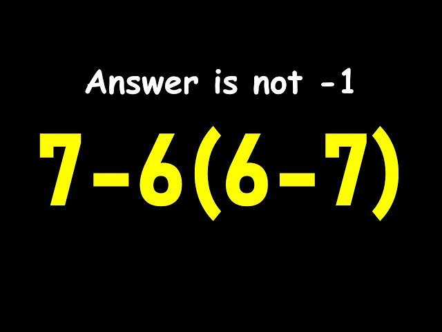 This Simple Math Problem Will Surprise You!