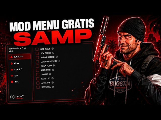 ☠️ MOD MENU GRÁTIS PARA SAMP 2026! JOGADOR, ARMAS, VEÍCULOS, ESP E MAIS! 🔥