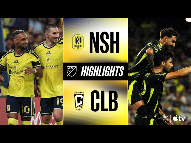 Nashville SC vs. Columbus | Full Match Highlights | Battle To The Final Seconds!