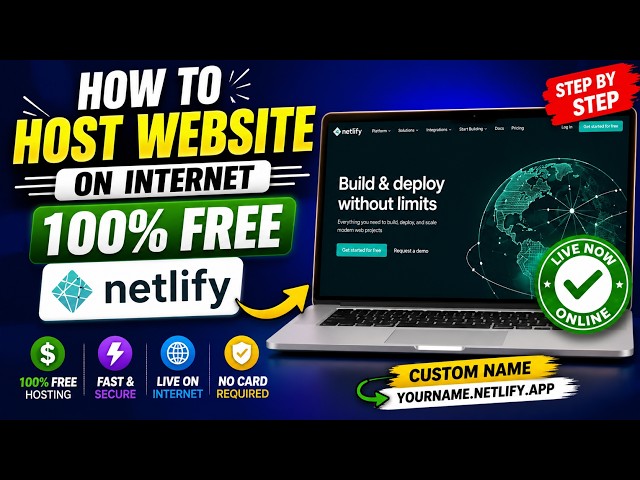 100% Free Website Hosting | Netlify