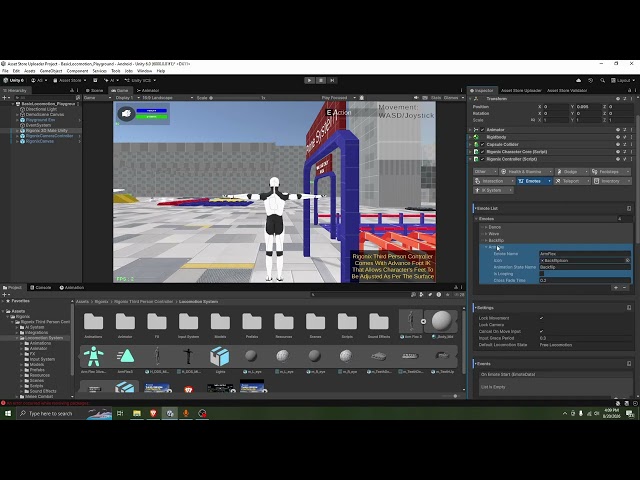Adding Custom Emotes to Rigonix Third Person Controller | Unity Asset