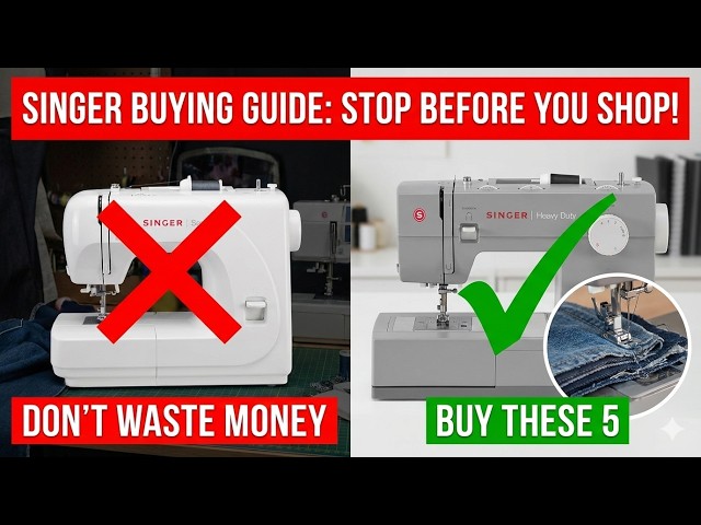 Best Singer Sewing Machines Today (TOP 5)