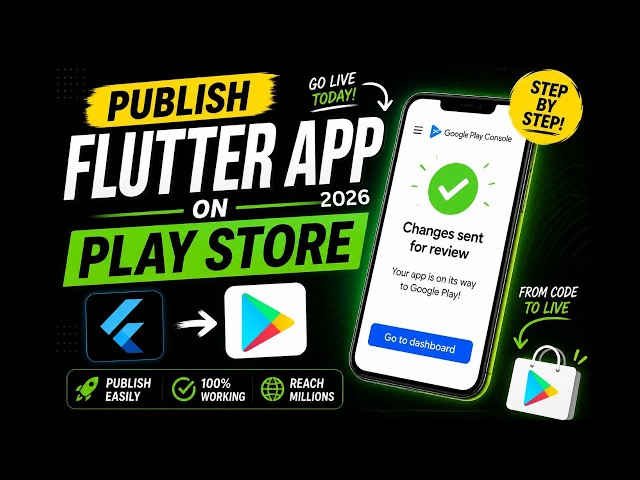 How to Publish Flutter App on Google Play Store. Build, Release & Deploy App in 2026 | Fastest Way