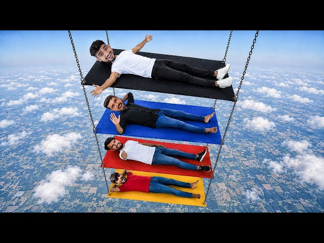 Last To Live on a Hanging Bed Challenge