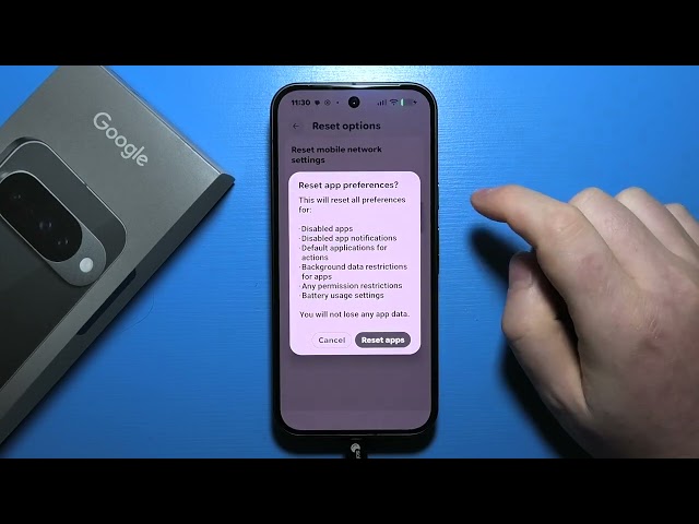 Google Pixel 11: How To Reset App Preferences