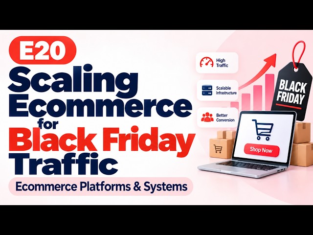 E20 | Scaling Ecommerce for Black Friday Traffic | Ecommerce Platforms & Systems | Uplatz
