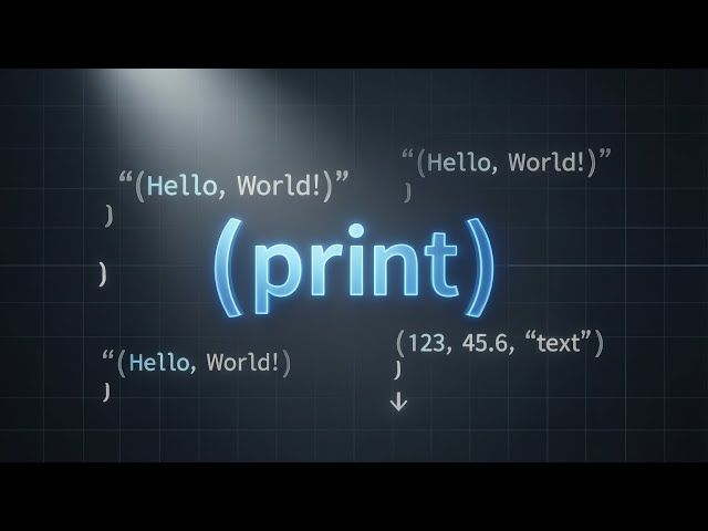 Python Tutorial From Zero to Hero - Part 4 : Python  print() Function | Explained for beginners