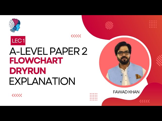 A-Level CS Paper 2: Lecture 2 - Flowchart Dry Run Tutorial | A-level | paper 2