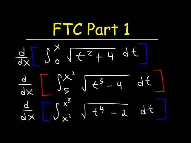 Fundamental Theorem of Calculus Part 1